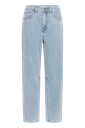 KAFFE - JEANS BARREL "KAMINNA" BLEU CLAIR