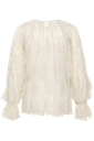 KAFFE - BLOUSE "KAAMELIE" DENTELLE BEIGE