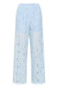 KAFFE - PANTALON "KALACY" DENTELLE BLEU