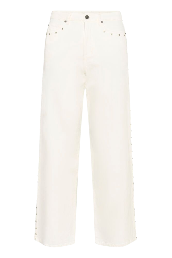 KAFFE - JEANS "KAJUNO" BLANC