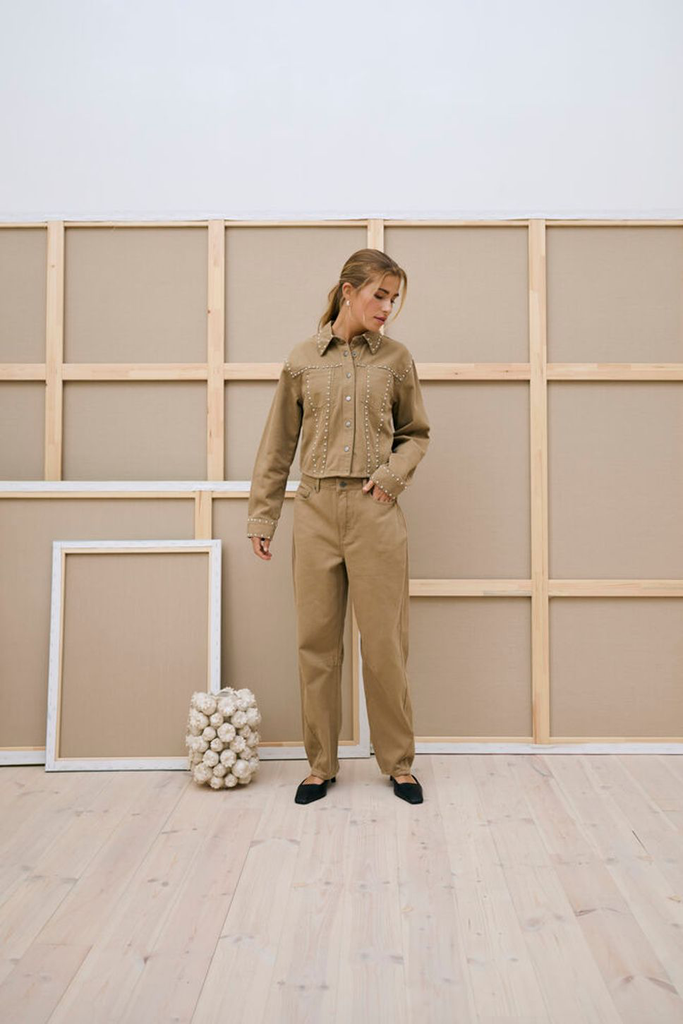 KAFFE - VESTE "BARYNN" COGNAC