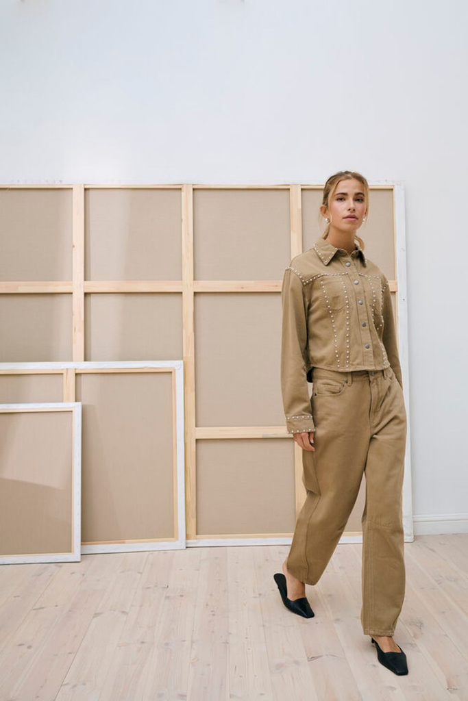 KAFFE - VESTE "BARYNN" COGNAC