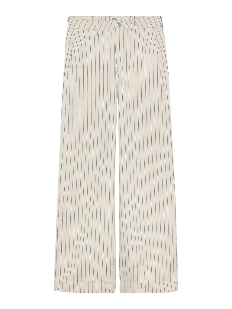 CATWALK JUNKIE - JEANS RAYÉ BEIGE