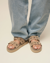INUIKII - SANDALES " TILDA BUCKLE" BEIGES