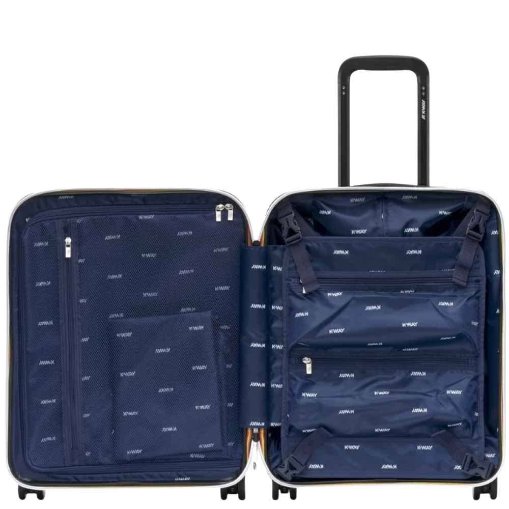 K-WAY - VALISE "EUDOXIE LOGO" ROSE