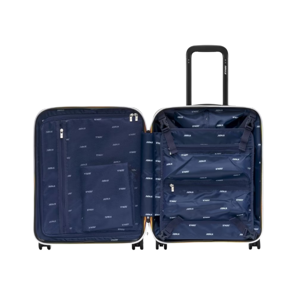 K-WAY - VALISE "EUDOXIE LOGO" MAUVE