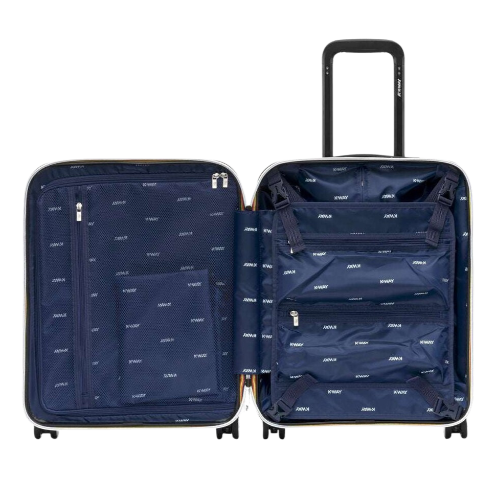 K-WAY - VALISE "EUDOXIE LOGO" BLEUE MARINE