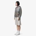 K-WAY - VESTE "LAURETTE SUPER LIGHT" BLEUE ET ARGENTÉE