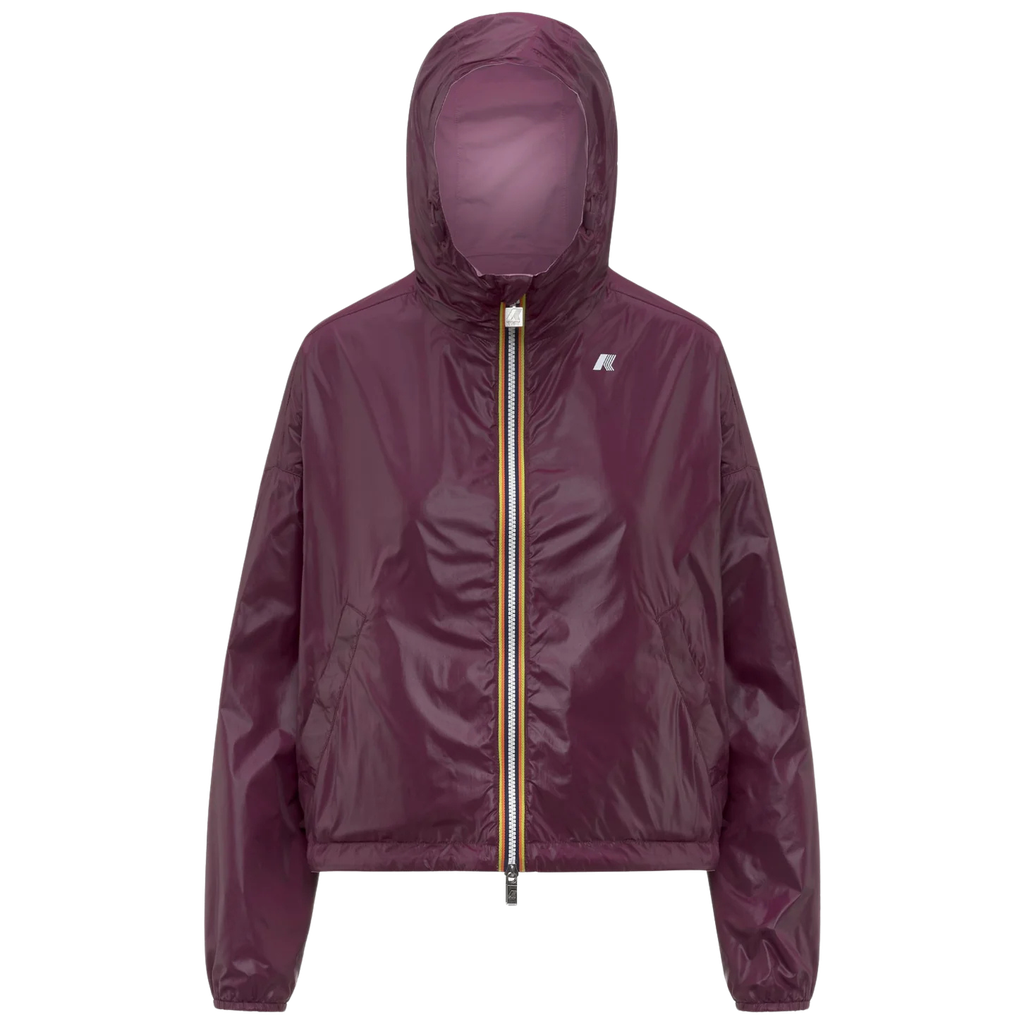 K-WAY - VESTE "LAURETTE PLUS.2" RÉVERSIBLE ROSE ET MAUVE