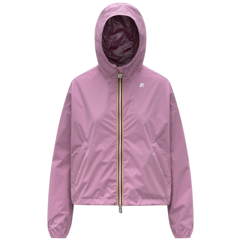 K-WAY - VESTE "LAURETTE PLUS.2" RÉVERSIBLE ROSE ET MAUVE