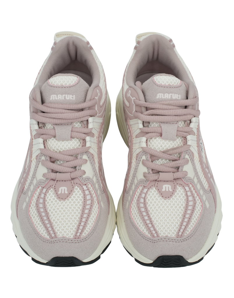 MARUTI - BASKETS BEIGES ET ROSES