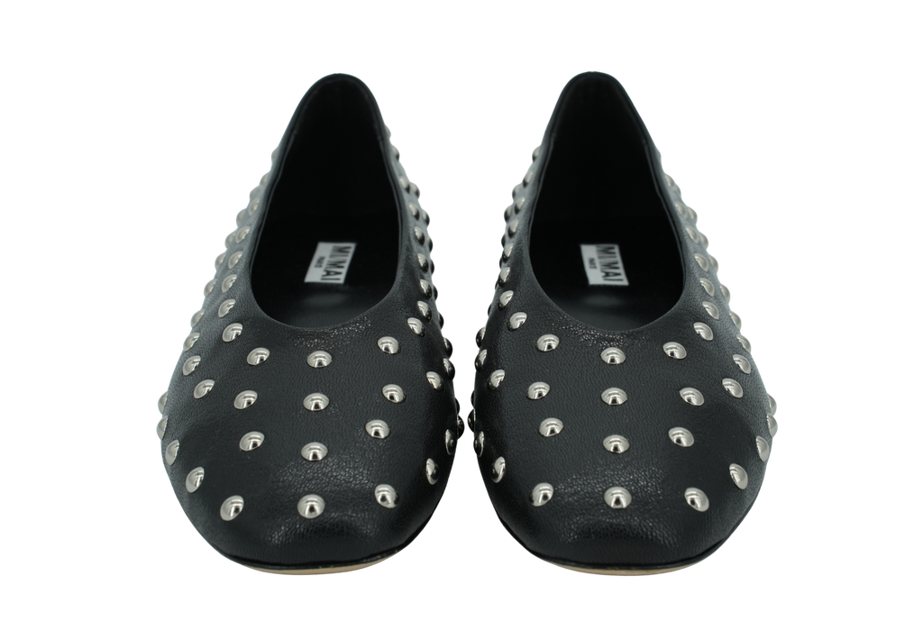 MI/MAI - BALLERINES PERLÉES "DIETER" NOIRES