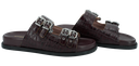 SCOTCH AND SODA - SANDALES "FLORA" BORDEAUX