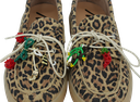 MELINE - MOCASSINS "LEO CAPPUCCINO" LÉOPARDS