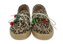 MELINE - MOCASSINS "LEO CAPPUCCINO" LÉOPARDS