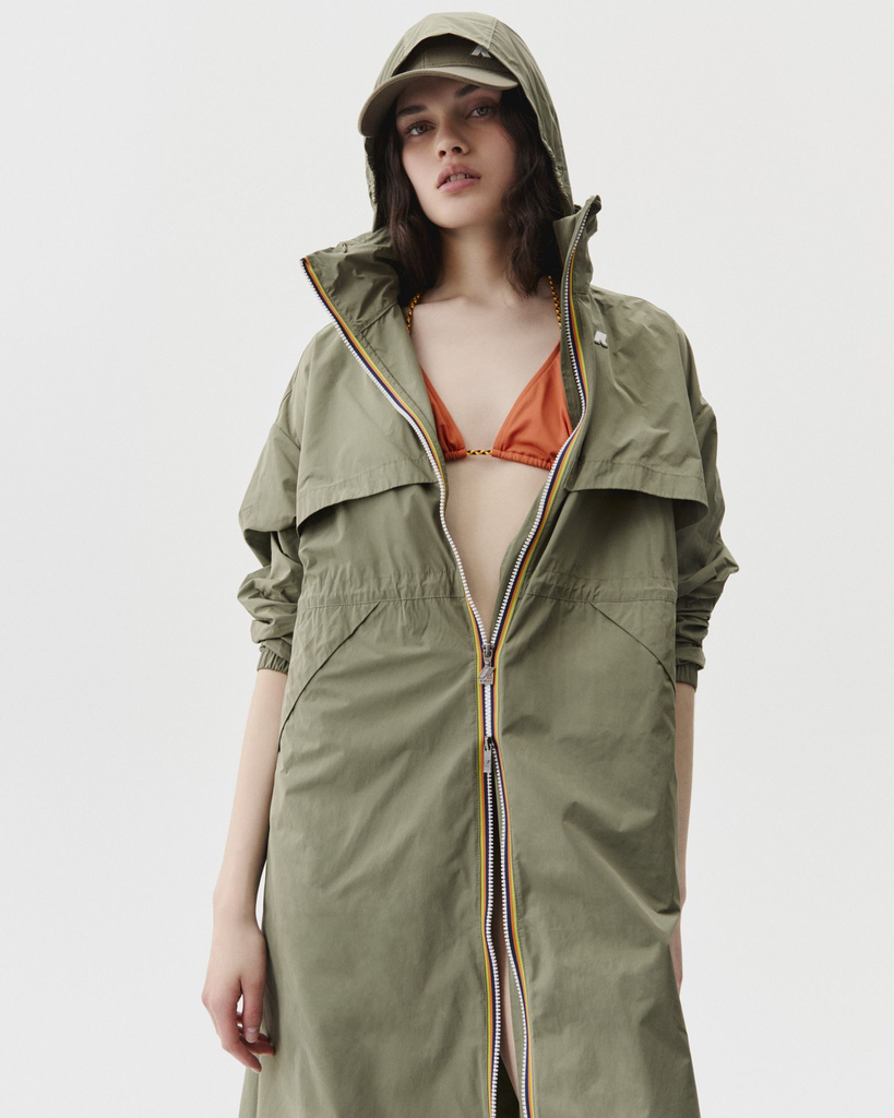 K-WAY - VESTE "AUBE MEMORY TOUCH" KAKI