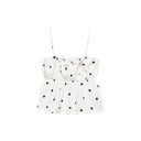 CATWALK JUNKIE - BLOUSE À POIS BLANCHE ET NOIRE