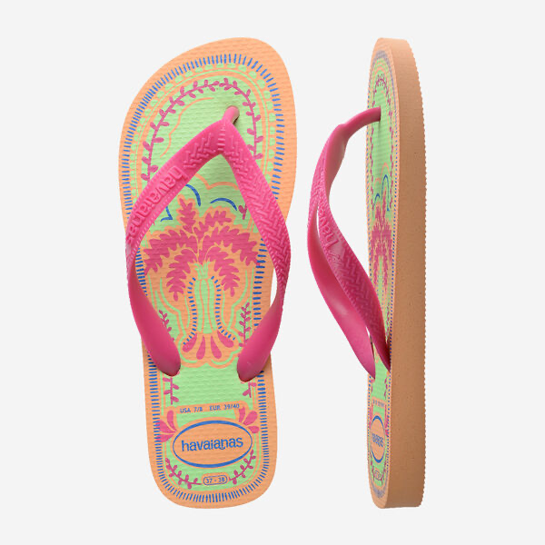 HAVAIANAS - TONGS "TOP SUMMER VIBES" ORANGES