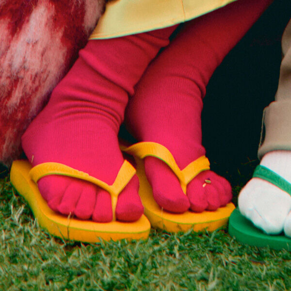 HAVAIANAS - TONGS "TOP POP" ORANGES
