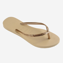 HAVAIANAS - TONGS "SLIM GLITTER II" BEIGES