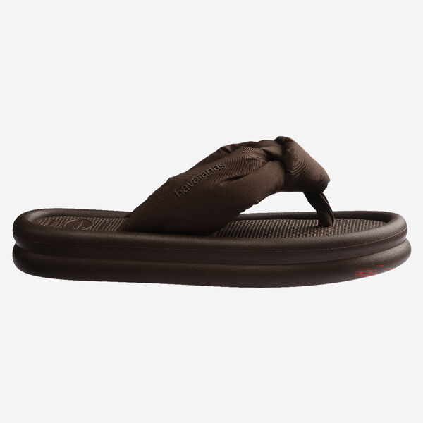 HAVAIANAS - TONGS "OVER PUFFED UP" MARRONS