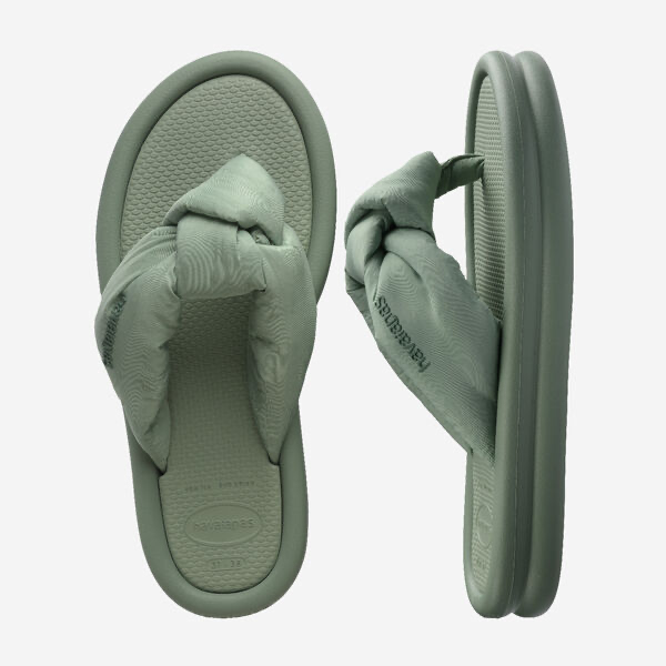 HAVAIANAS - TONGS "OVER PUFFED UP" VERTES MENTHES