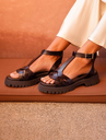 BOBBIES - SANDALES "LAILI" MARRONS