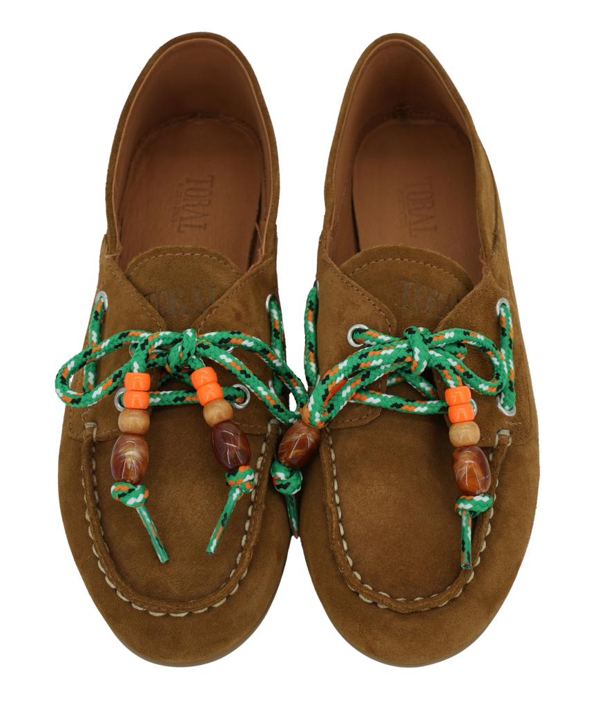 TORAL - MOCASSINS "TIWA" COGNACS
