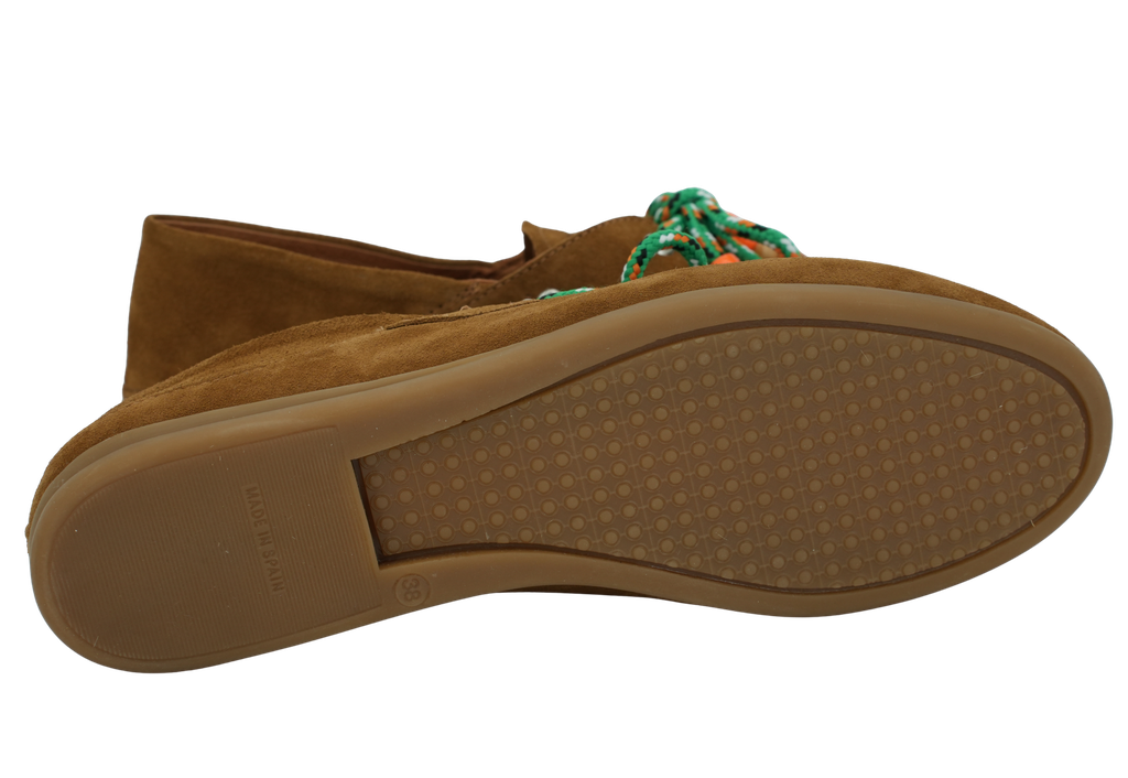 TORAL - MOCASSINS "TIWA" COGNACS