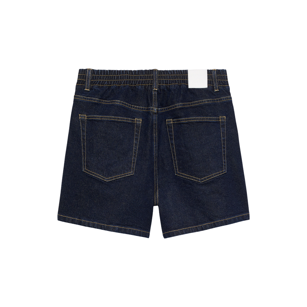 CATWALK JUNKIE - SHORT ÉLASTIQUE EN JEANS BLEU FONCÉ