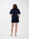 CATWALK JUNKIE - SHORT ÉLASTIQUE EN JEANS BLEU FONCÉ