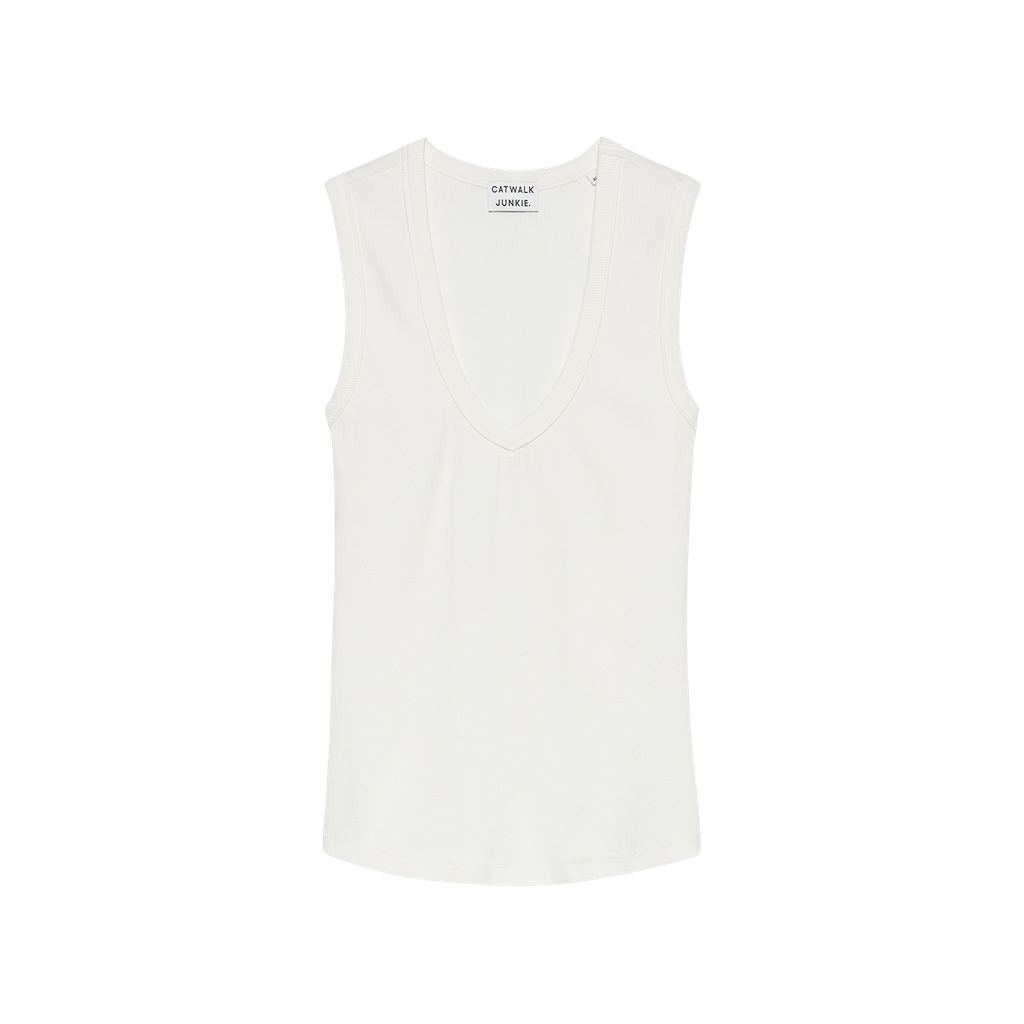 CATWALK JUNKIE - TOP BLANC COL V