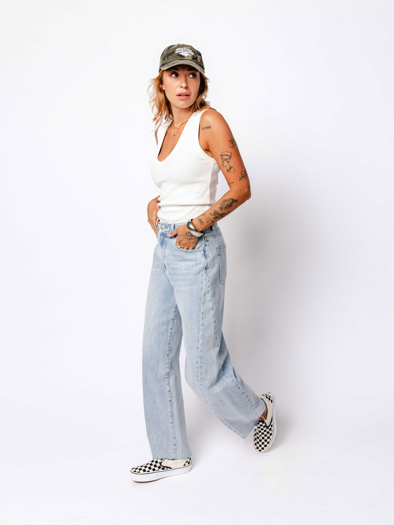 CATWALK JUNKIE - TOP BLANC COL V