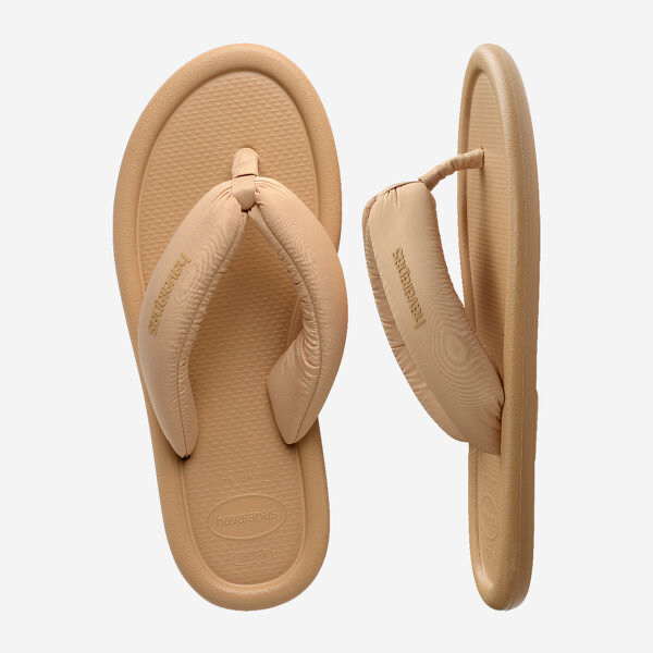 HAVAIANAS - TONGS "MAXI PUFFED UP" BEIGES