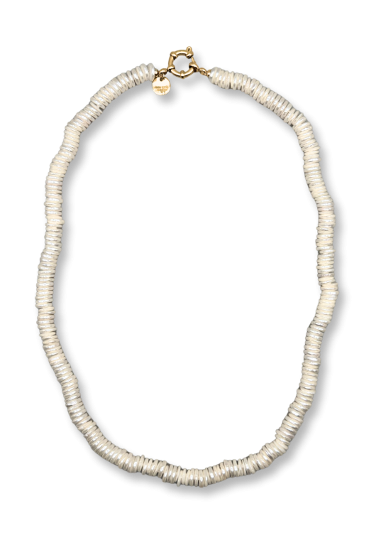 BONNIE STUDIOS - COLLIER "DISCO PEARL" NACRÉ