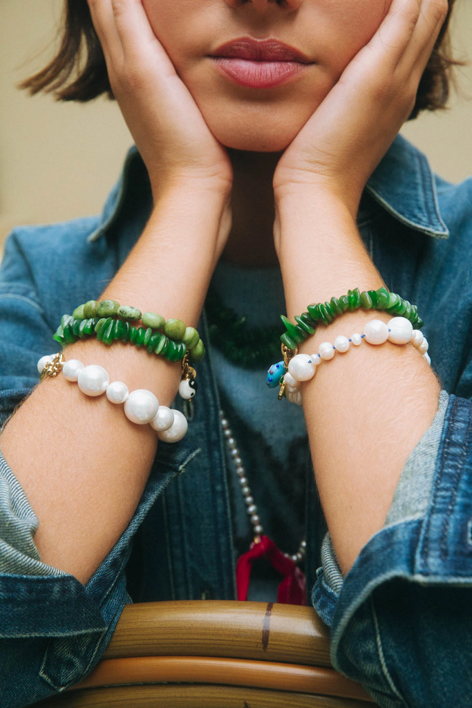 BONNIE STUDIOS - BRACELET "YUYU" VERT