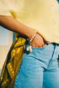 BONNIE STUDIOS - BRACELET "BOBBY" JAUNE