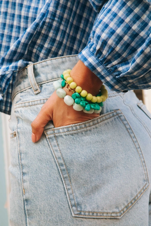 BONNIE STUDIOS - BRACELET "WILLIAM" VERT