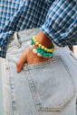 BONNIE STUDIOS - BRACELET "WILLIAM" VERT