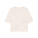 CATWALK JUNKIE - T-SHIRT BEIGE À FLEURS HIBISCUS