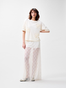 CATWALK JUNKIE - T-SHIRT BEIGE À FLEURS HIBISCUS
