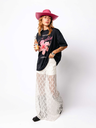CATWALK JUNKIE - JUPE EN DENTELLE BEIGE