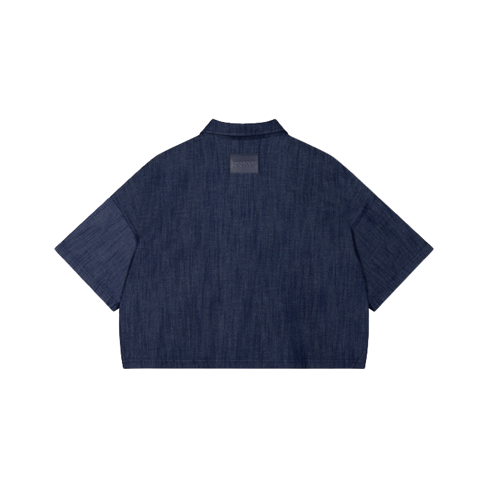 REFINED - VESTE "DONJA" DENIM BLEU FONCÉ