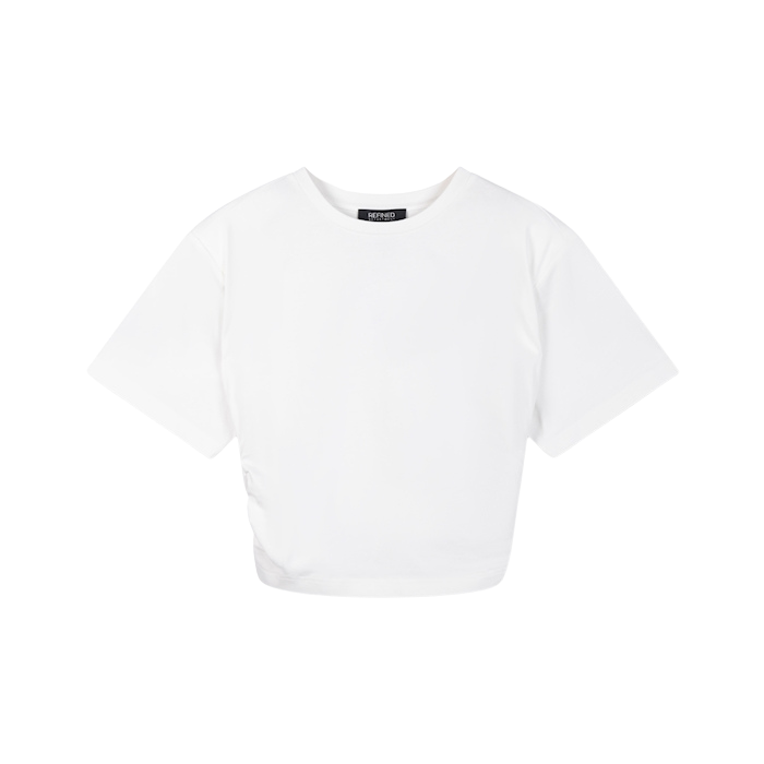 REFINED - T-SHIRT "ELIIS" BLANC