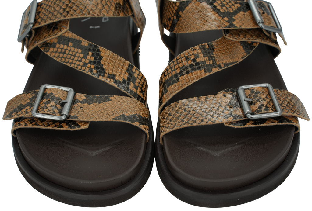 KMB - SANDALES MARRONS ET NOIRES
