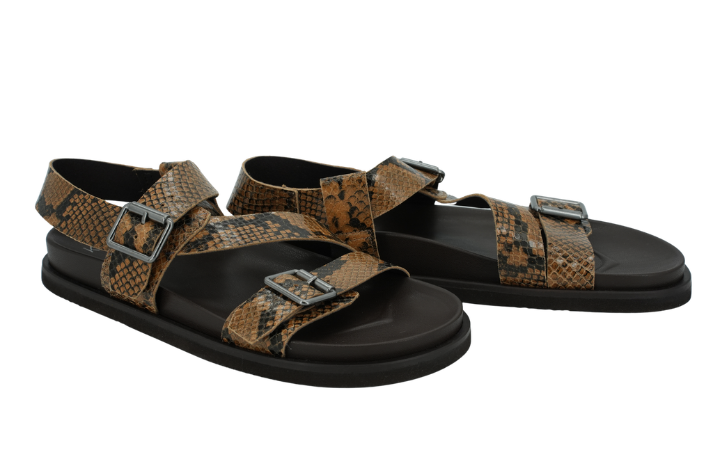 KMB - SANDALES MARRONS ET NOIRES