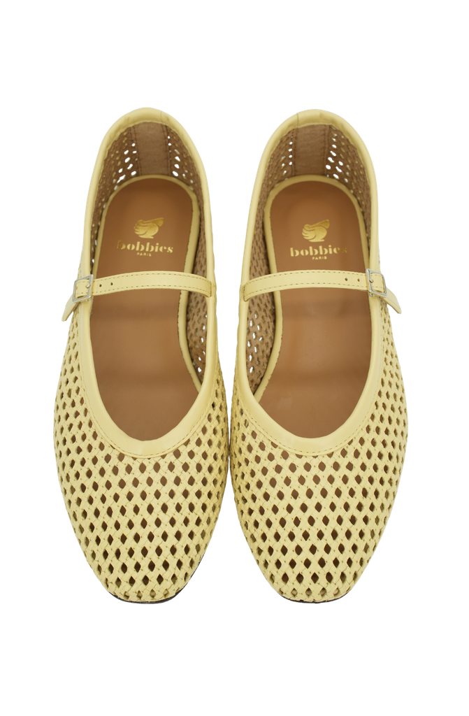 BOBBIES - BALLERINES "MAYA" JAUNES