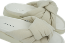 INUIKII - SANDALES " OVERSIZED LINEN" BLANCHES