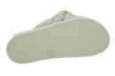 INUIKII - SANDALES " OVERSIZED LINEN" BLANCHES