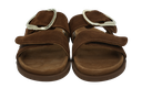 INUIKII - SANDALES " DREAMER BUCKLE" MARRONS